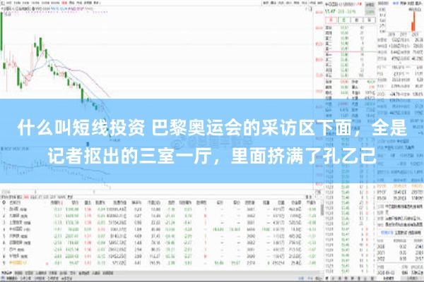 什么叫短线投资 巴黎奥运会的采访区下面，全是记者抠出的三室一厅，里面挤满了孔乙己