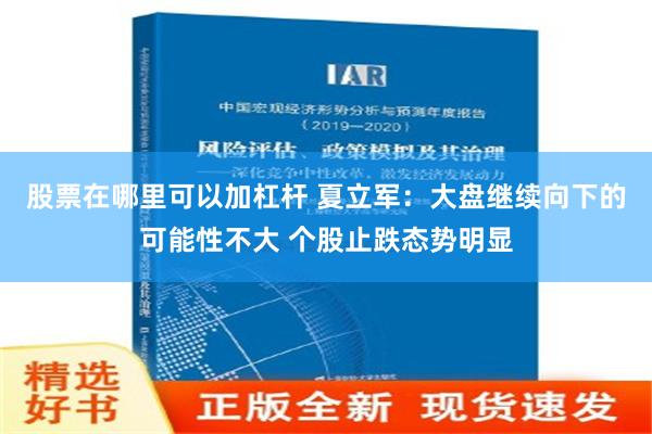 股票在哪里可以加杠杆 夏立军：大盘继续向下的可能性不大 个股止跌态势明显